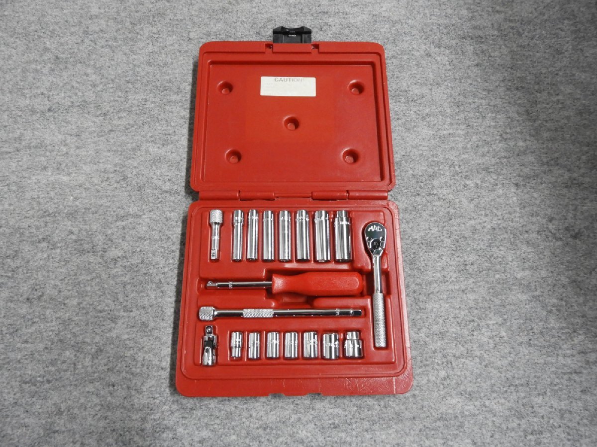 美品　ＭＡＣ　ＴＯＯＬＳ　マックツール　ラチェット　ソケットセット　SM196BR（4720）