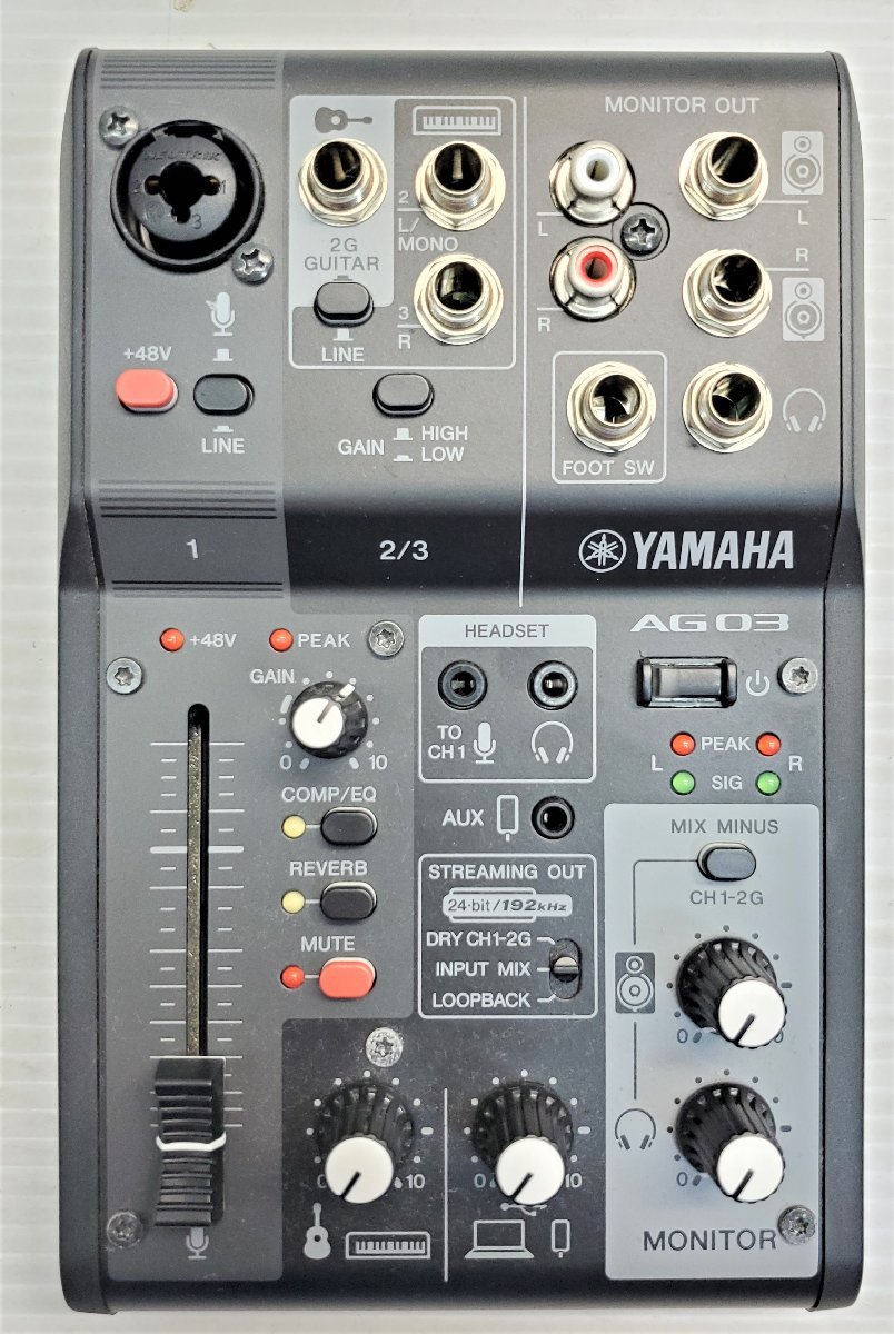 B YAMAHA ヤマハ AGMK2 ライブストリーミングミキサー ブラック