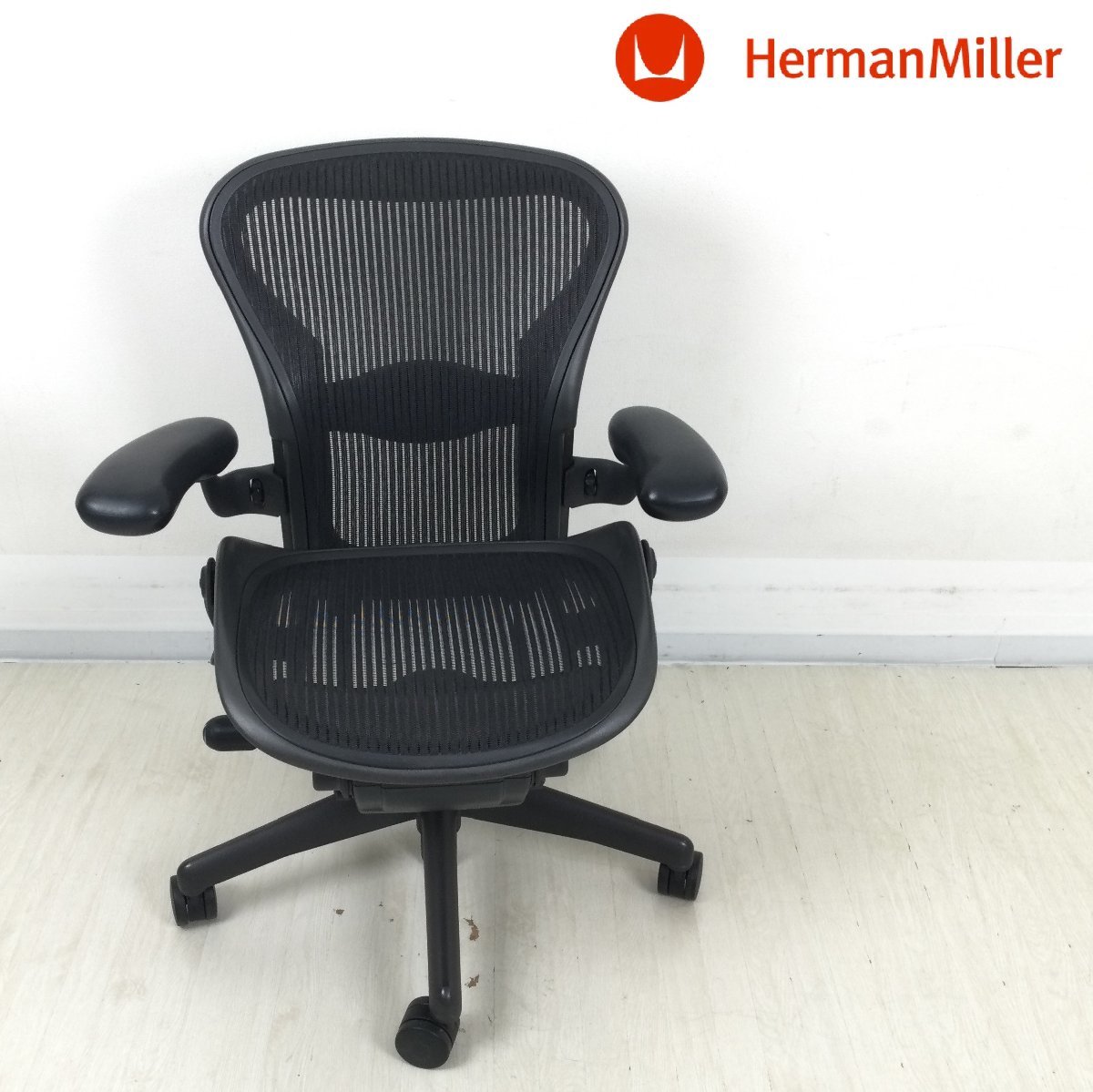 ＼半額SALE／ HermanMiller 1108 ハーマンミラー ① イス オフィスチェア Aサイズ AE111AWA クラシック アーロンチェア ハーマンミラー