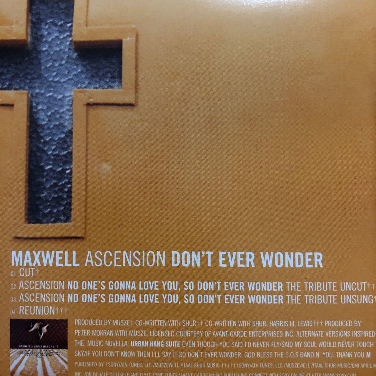 【r&b】Maxwell / Ascension Don't Ever Wonder［CDs］《7b044 9595》_画像4