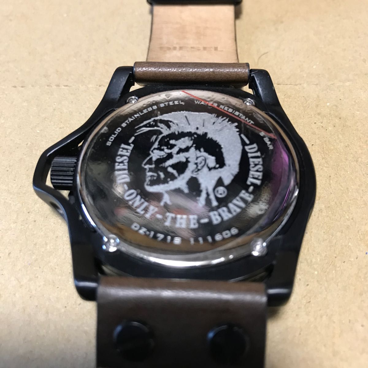 DIESEL ディーゼル DZ1718 メンズ 腕時計 watch 革ベルト  クオーツ　アナログ 