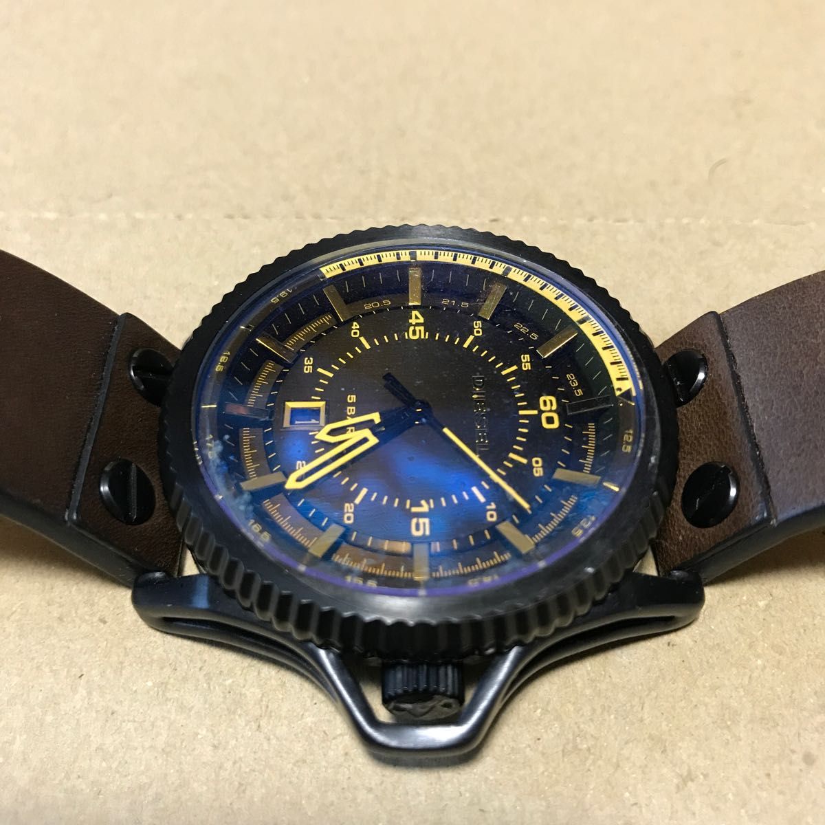 DIESEL ディーゼル DZ1718 メンズ 腕時計 watch 革ベルト  クオーツ　アナログ 