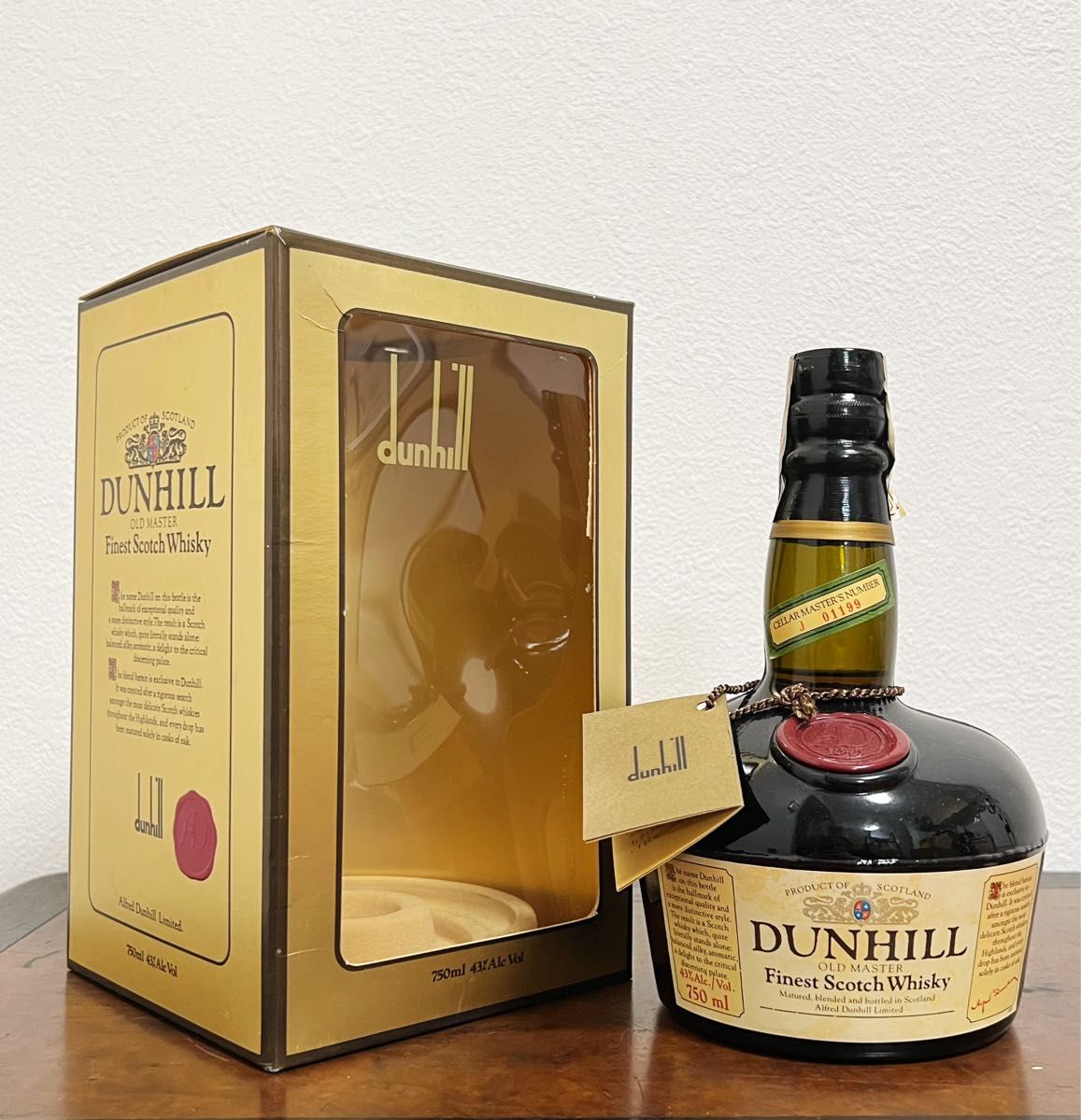 未開栓古酒DUNHILL Old Master Finest SCOTCH WHISKY ダンヒル オールドスコッチウイスキー