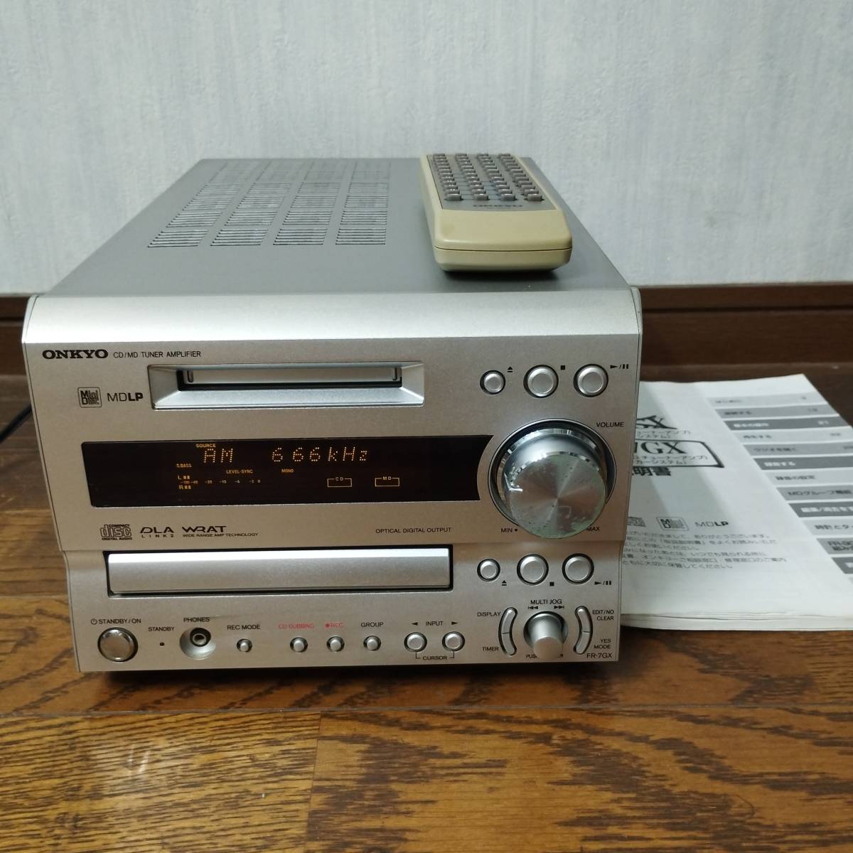 在庫有】 ONKYO FR-7GX D-S7GX オンキョー CD MD コンポ MDコンポ