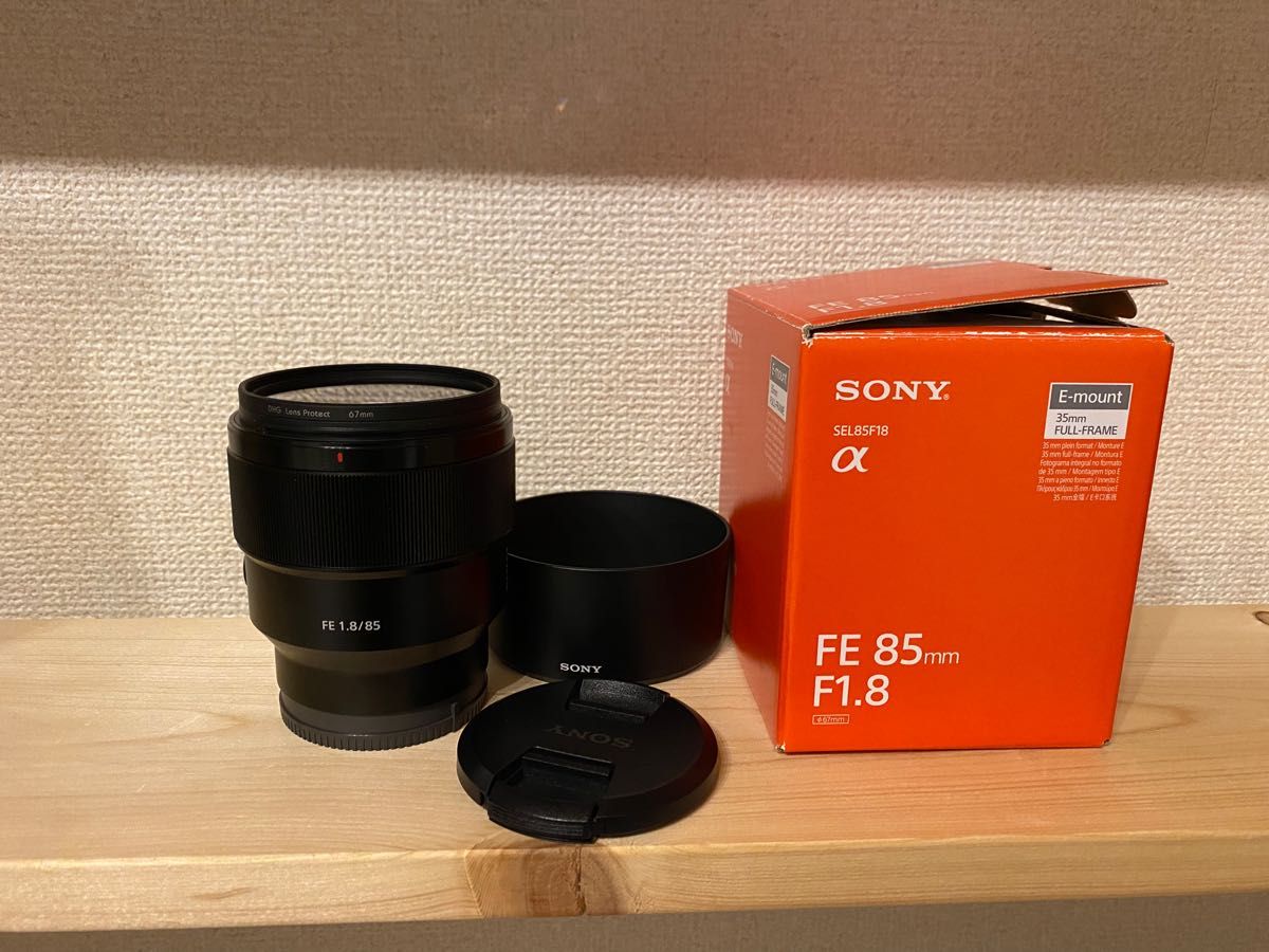 【保証期間内】FE 85mm F1.8 SEL85F18 フィルター付き SONY Eマウントレンズ ソニー
