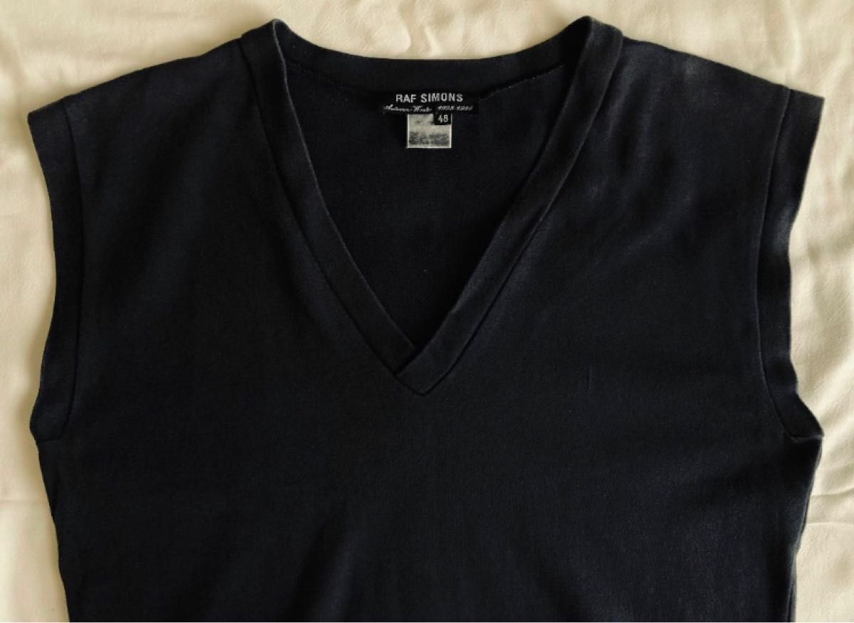 RAF SIMONS 1998-1999AWノースリーブトップス 48/ラフシモンズ/初期コレクション/超希少アーカイブ/Tシャツ