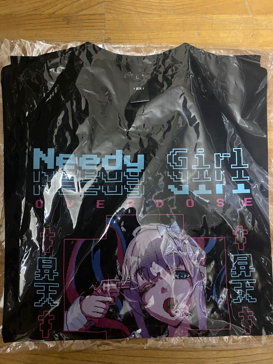 NEEDY GIRL OVERDOSE Tシャツ 昇天T 超てんちゃん / ニディガ Lサイズ