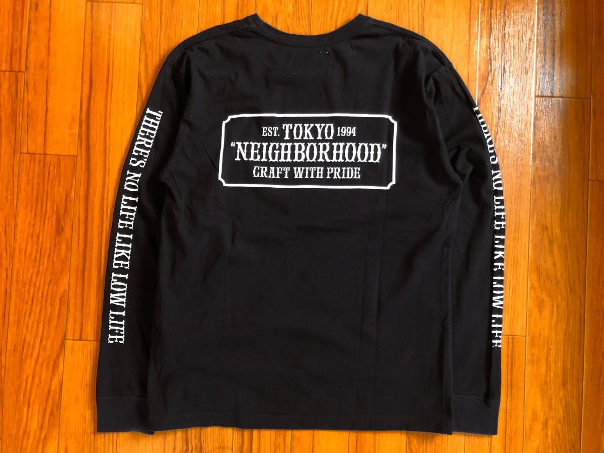 NEIGHBORHOOD ネイバーフッドCRAFT WITH PRIDE ロンT ブラック Sサイズ