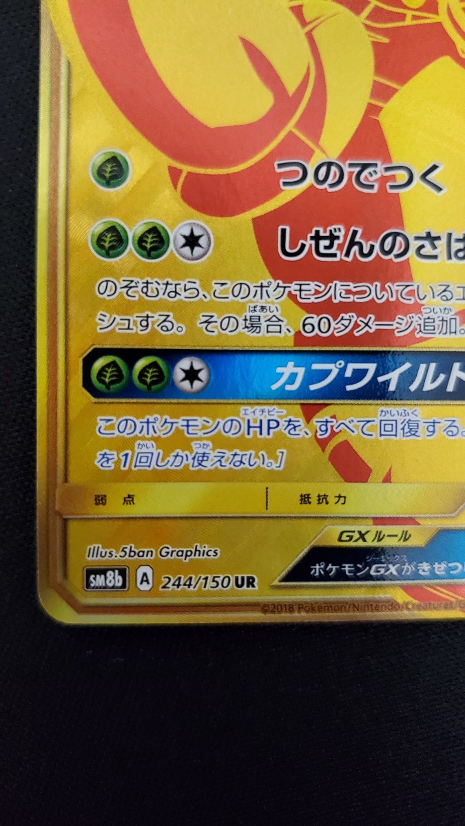 ポケモンカード SM8B-244 カプ・ブルルGX UR_画像5