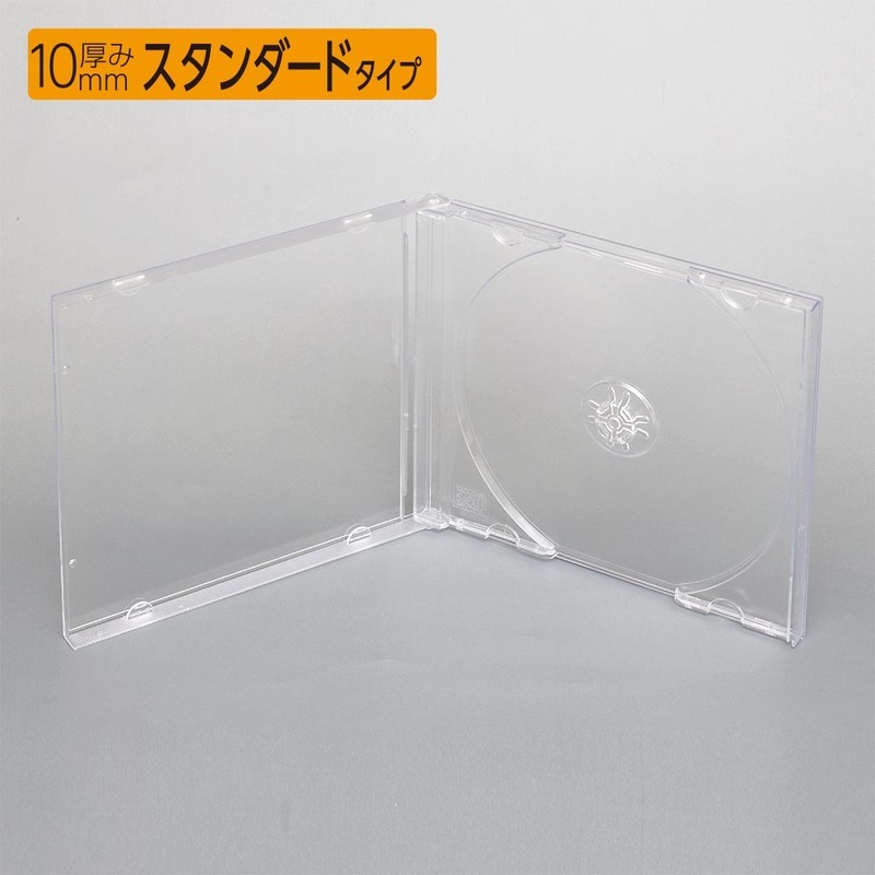 Blu-ray&CD&DVD case thickness 10mm standard type 1 pcs storage ×5 piece pack clear lOA-RCD10M5P-C 01-7217 ohm electro- machine 