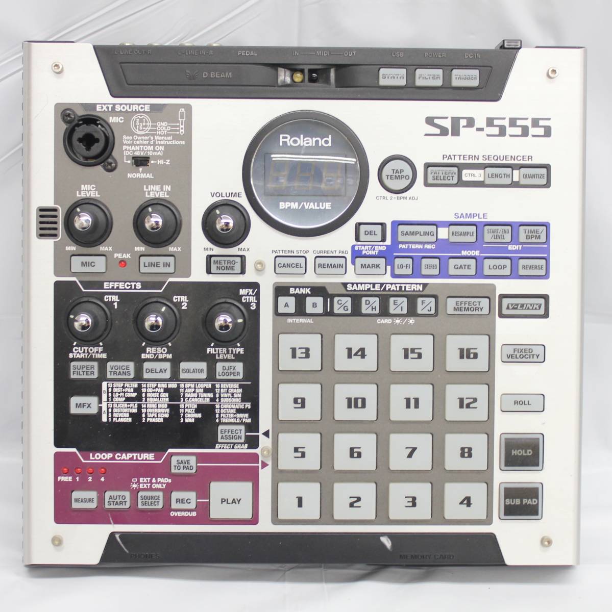 こちらの ヤフオク! - Roland ローランド SP-555 になります