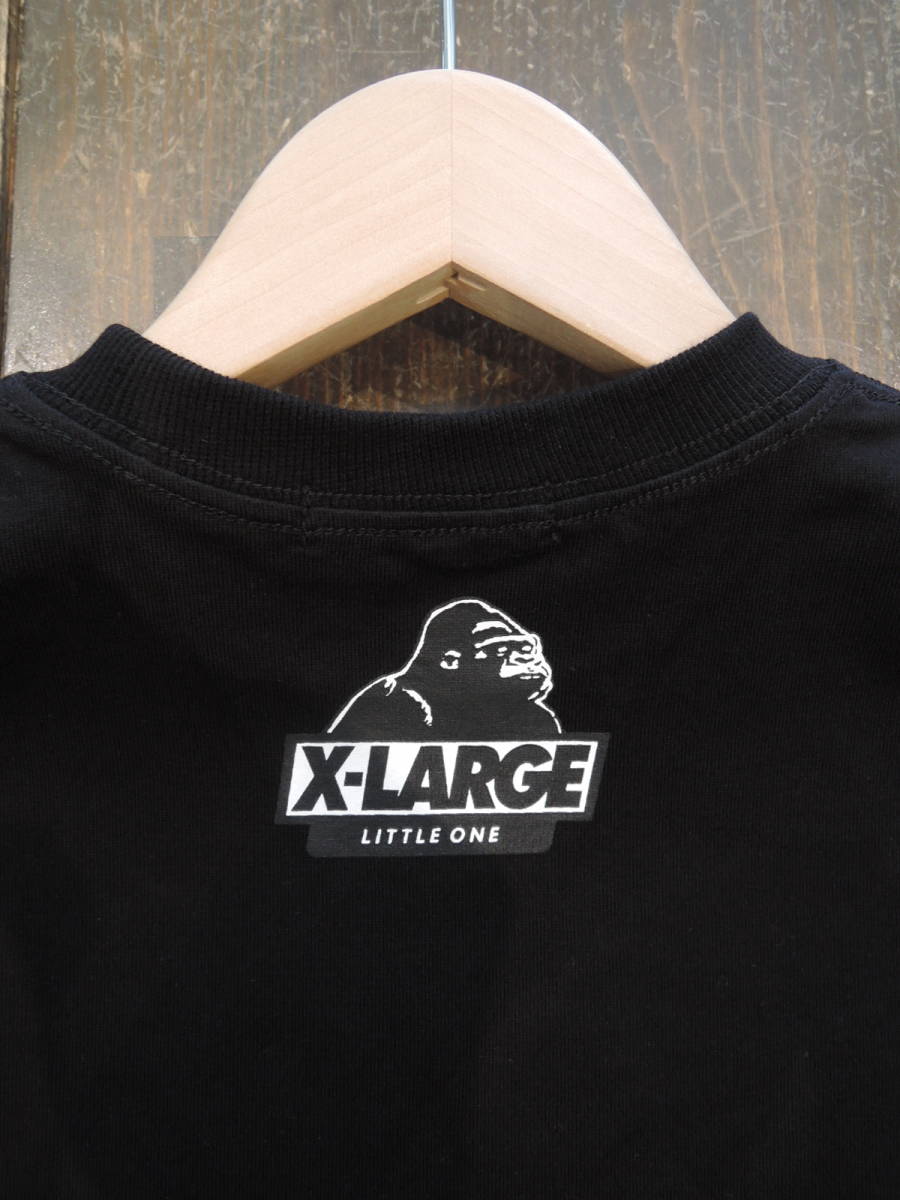 X-LARGE XLarge XLARGE Kids Logo L/S TEE черный 110 Kids новейший популярный товар включая доставку 