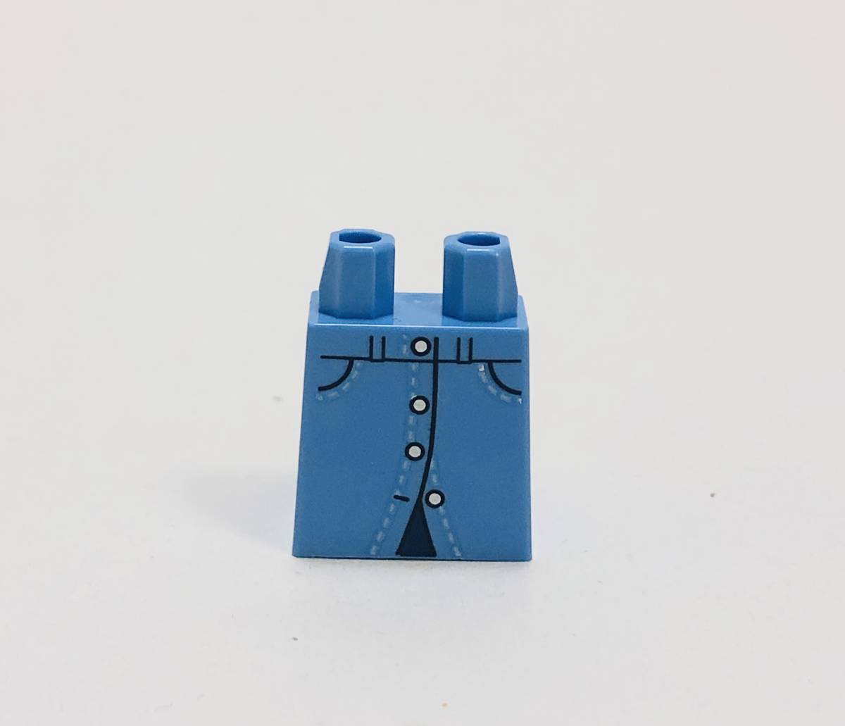 【新品未使用】レゴ　LEGO　ミニフィグ　レッグ　足　脚　デニム　スカート　_画像1