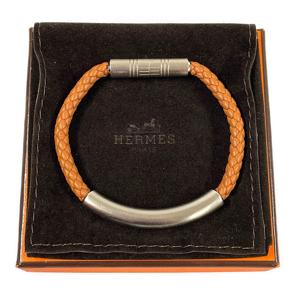 正規取扱店】 ブレスレット レザー アミコミ トーテム エルメス HERMES