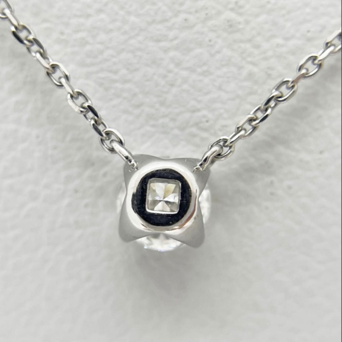 4℃ プラチナ ダイヤモンド 0.25ct 一粒ダイヤ ペンダント ネックレス