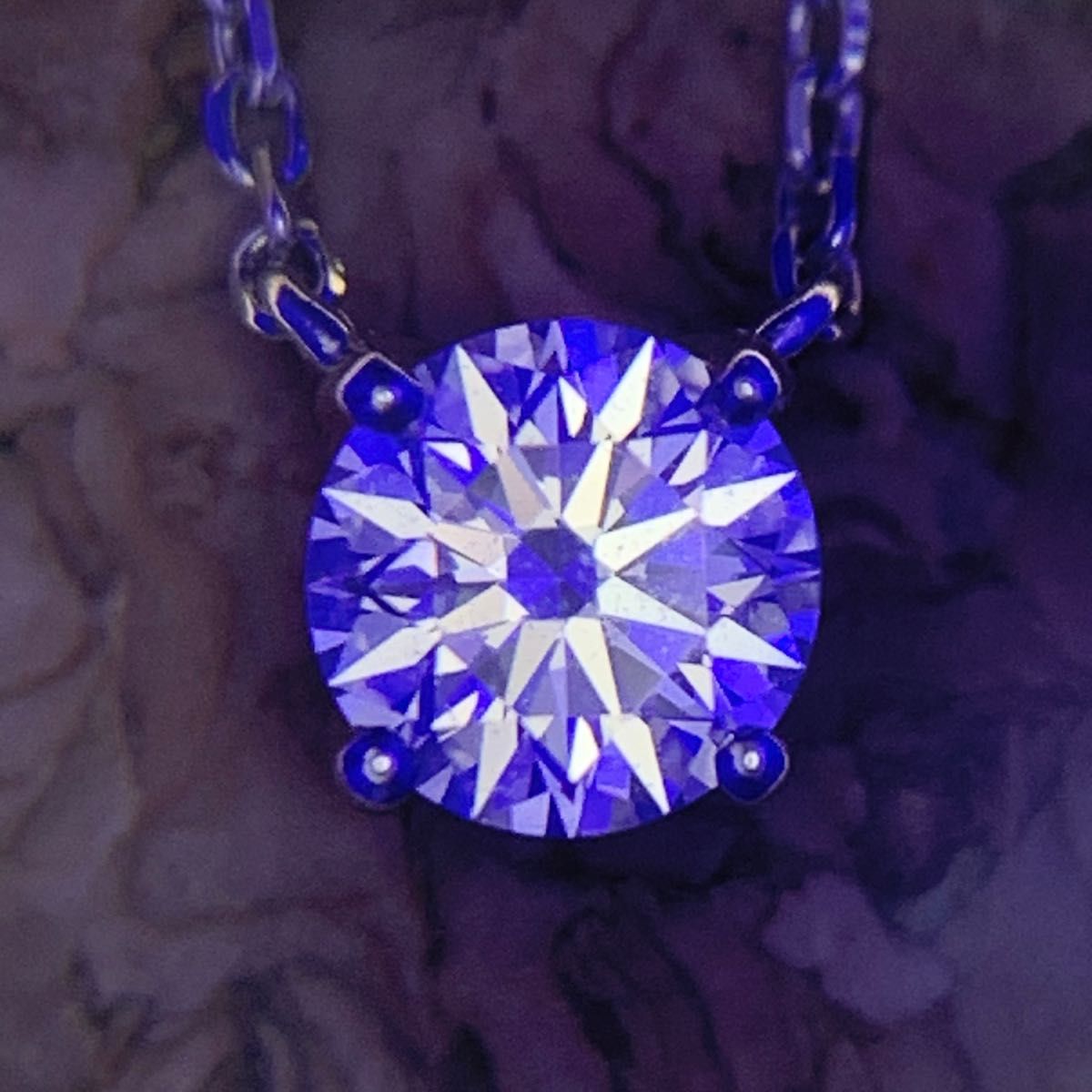 4℃ プラチナ ダイヤモンド 0.25ct 一粒ダイヤ ペンダント ネックレス