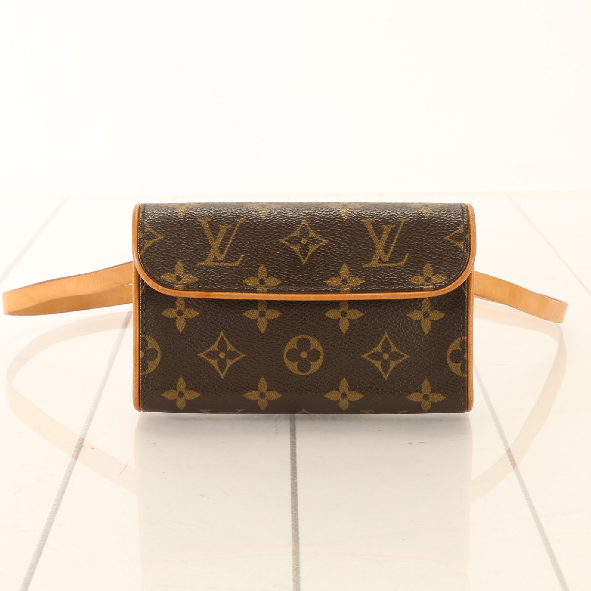 1円□極美品□ルイヴィトン モノグラム ポシェットフロランティーヌ