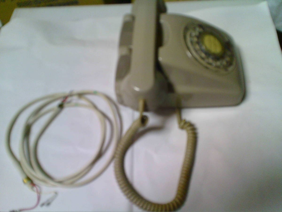  retro dial type telephone machine beautiful goods operation not yet verification. store adjustment goods 