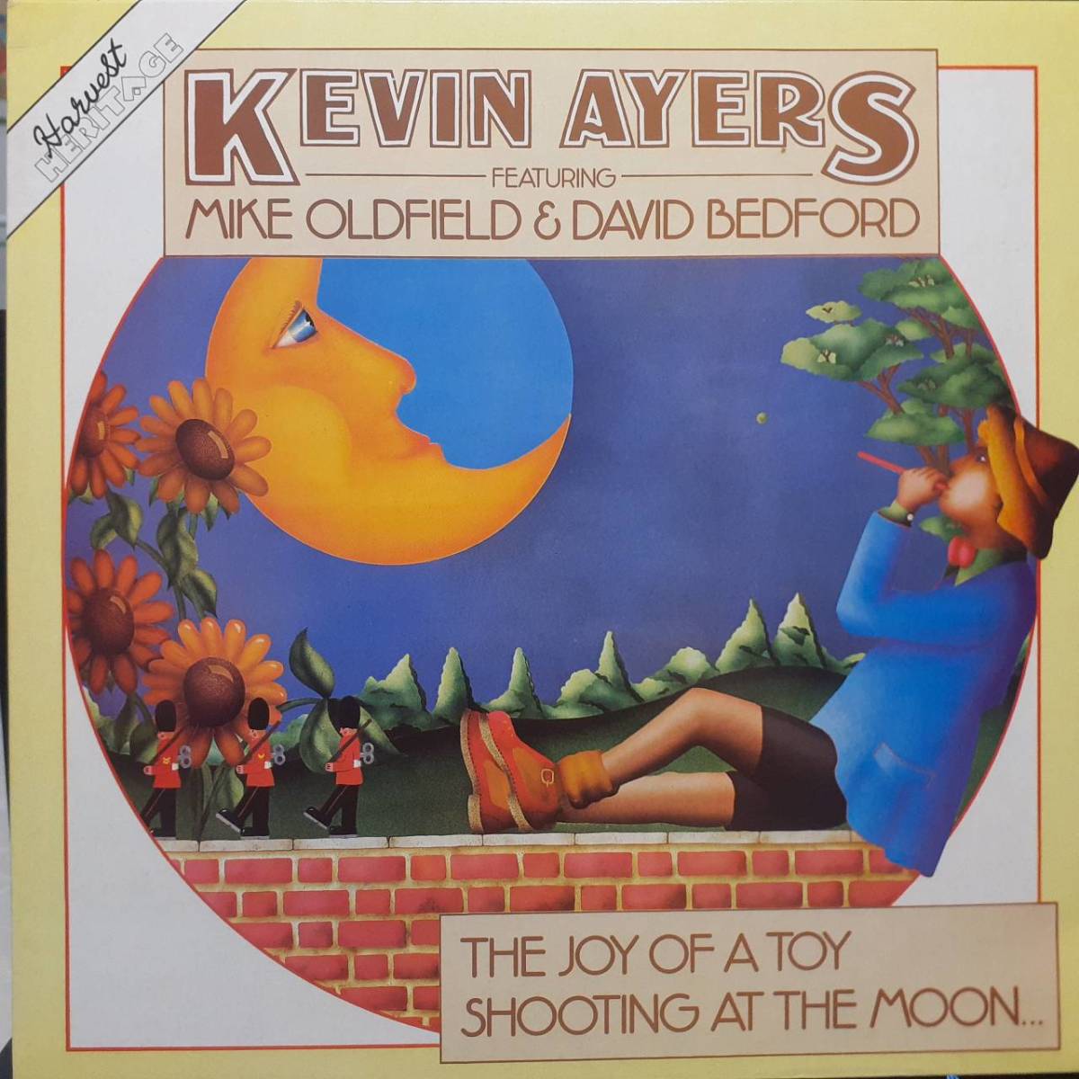 美品 英HARVEST盤2LP！Kevin Ayers / The Joy Of A Toy & Shooting At The Moon 1975年 SHDW407 Soft Machine Mike Oldfield Robert Wyatt_画像1