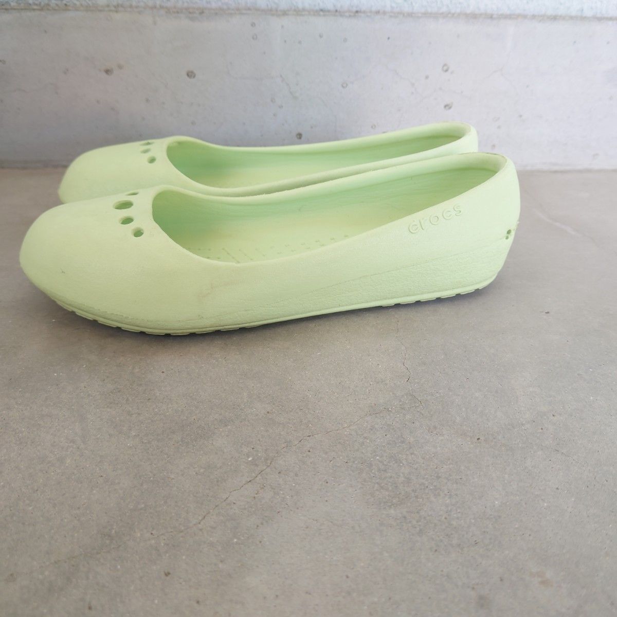 クロックス crocs フラット　サンダル　サイズ4 22.0-22.5cm