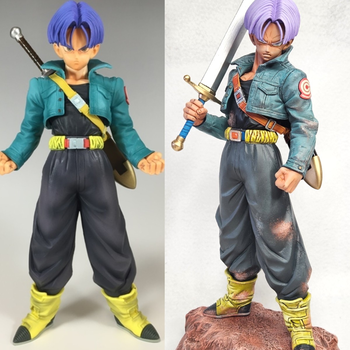 MSP ドラゴンボール トランクス 改修フルリペイント フィギュア プライズ 一番くじ DRAGONBALL figure リペイント 塗装済 完成品_画像8