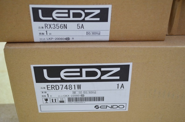 未開封 ENDO 遠藤照明 ベース ダウンライト ERD7481W 別置電源ユニット RX356N_画像3