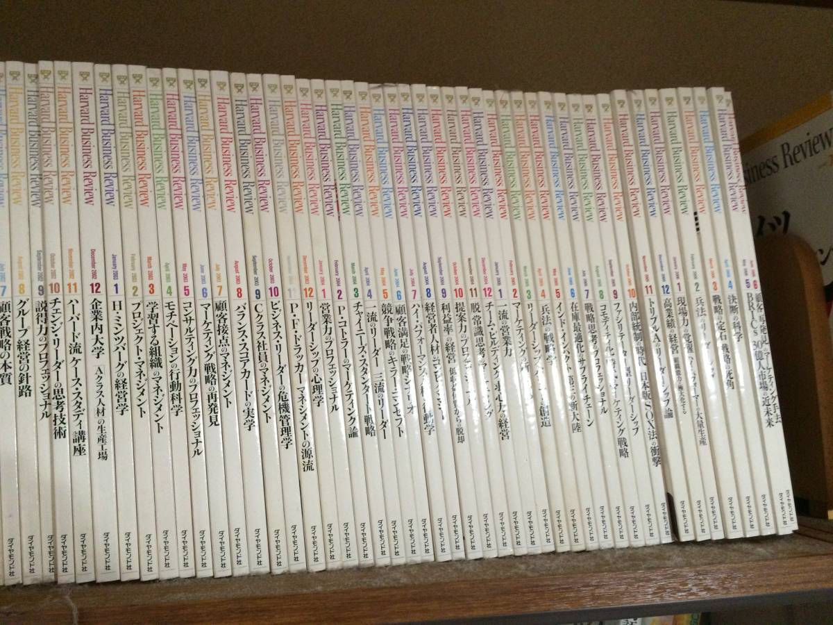 □□ハーバードビジネスレビュー 1997年~2010年 全145冊セット □□ハーバードビジネスレビュー 1997年~2010年 全145冊セット