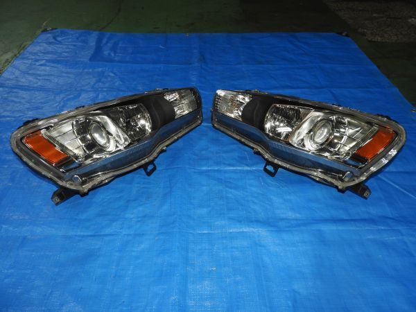 5 CZ4A エボ 10 X 純正 キセノン ヘッドライト 左右 ヘッド ランプ HID ASSY ランサー エボリューション 4B11 ターボ SST ランエボ CY4Aの画像10