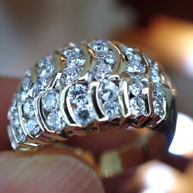 正式的 F3165【DAMIANI】ダミアーニ 天然絶品ダイヤモンド 最高級750