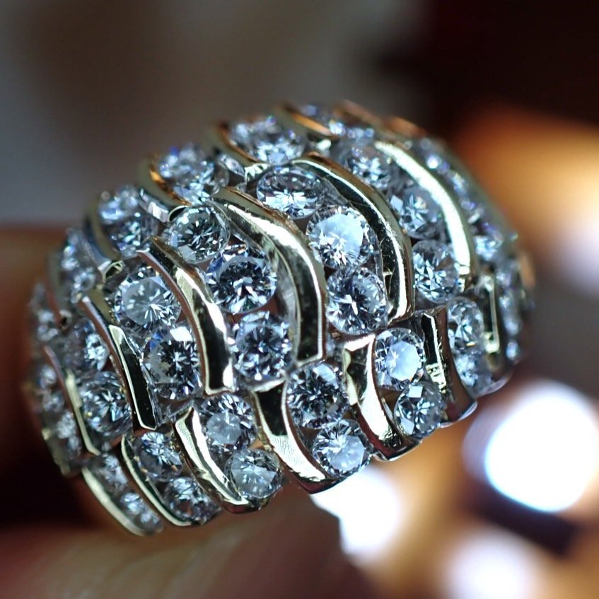 正式的 F3165【DAMIANI】ダミアーニ 天然絶品ダイヤモンド 最高級750