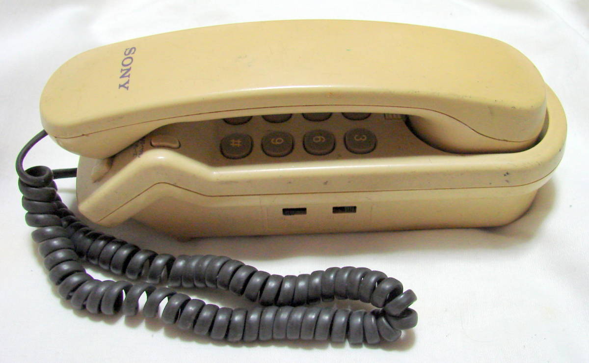  Sony SONY IT-10W NTT telephone machine compact ornament possible 