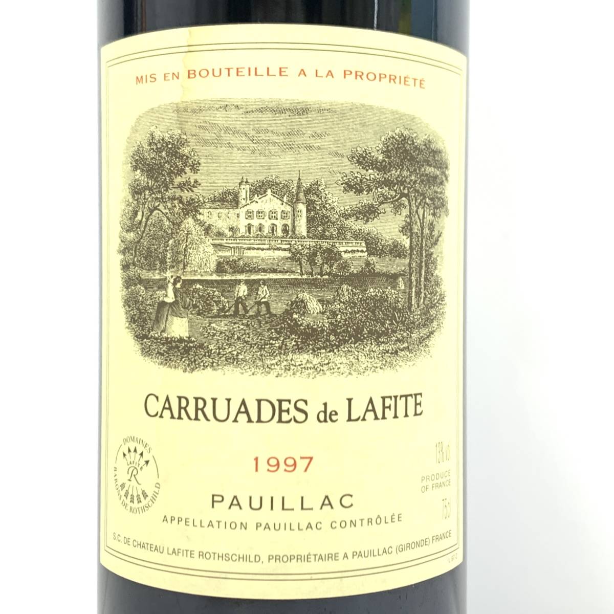 ▼【未開栓】カリュアド ド ラフィット 1997 750ml 14% 果実酒 ワイン CARRUADES de LAFITE _画像4