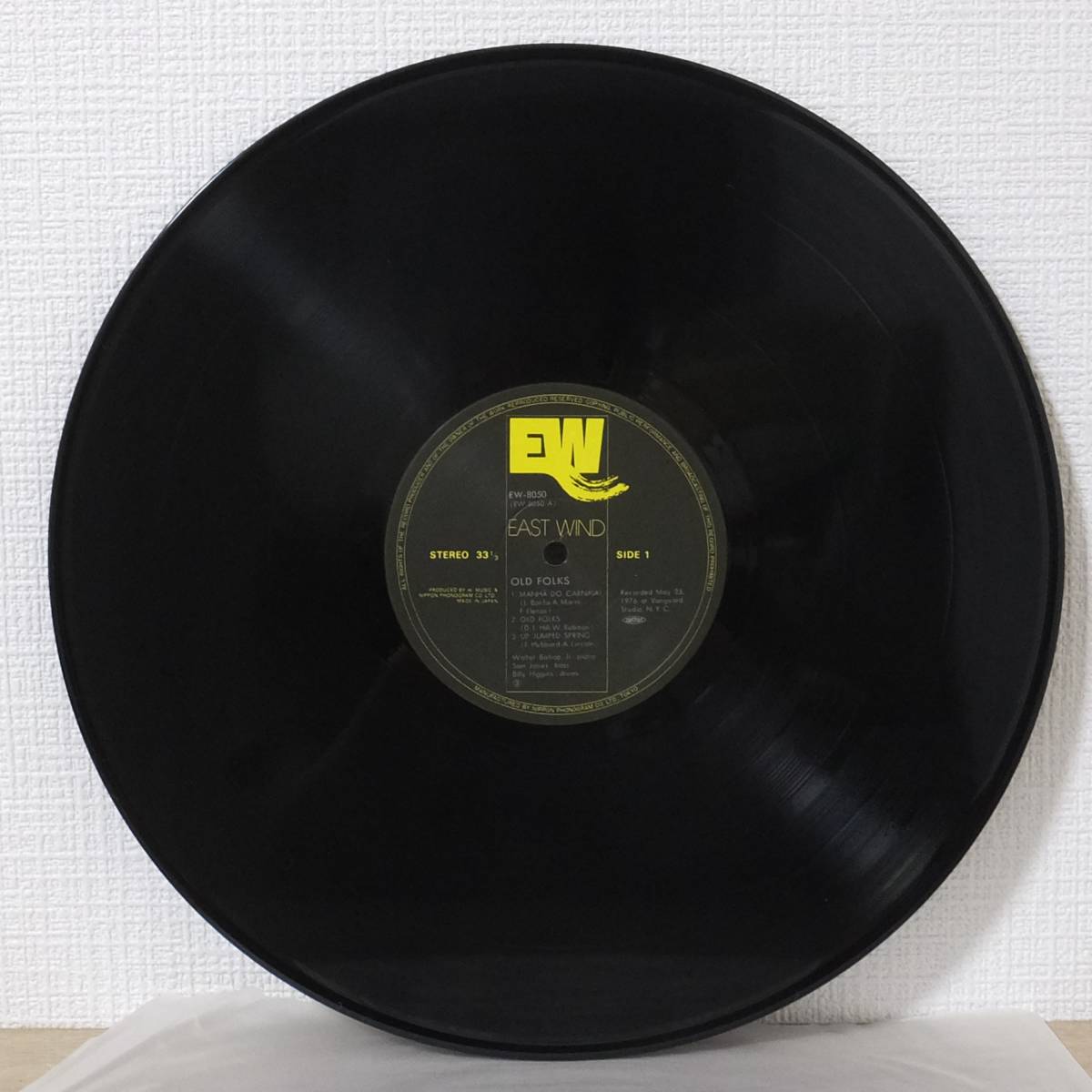 美品 帯付き LPレコード OLD FOLKS オールド・フォークス ウォルター・ビショップ Jr. EW-8050 EAST WIND