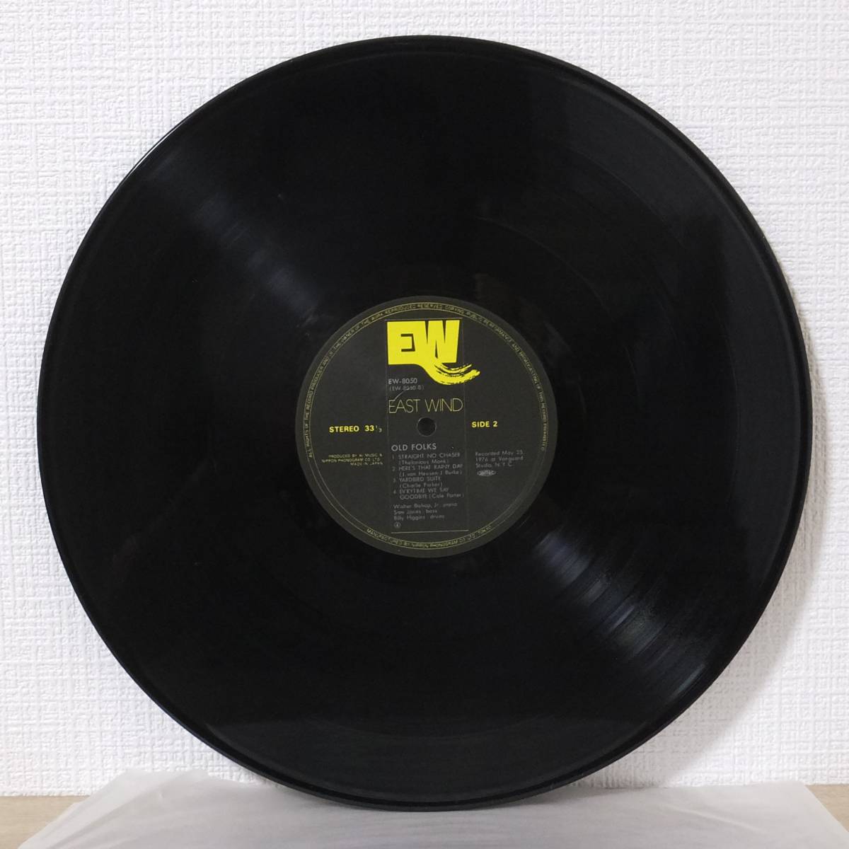 美品 帯付き LPレコード OLD FOLKS オールド・フォークス ウォルター・ビショップ Jr. EW-8050 EAST WIND