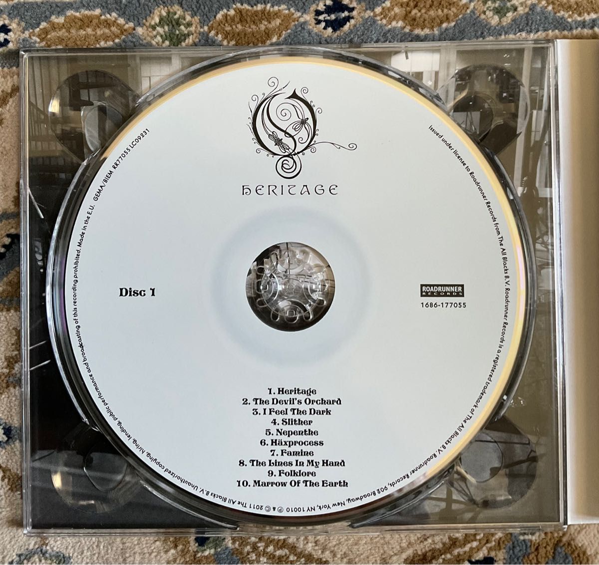 【輸入盤】 Ｈｅｒｉｔａｇｅ （Ｌｅｎｔｉｃｕｌａｒ Ｃｏｖｅｒ） オーペスCD+DVD 