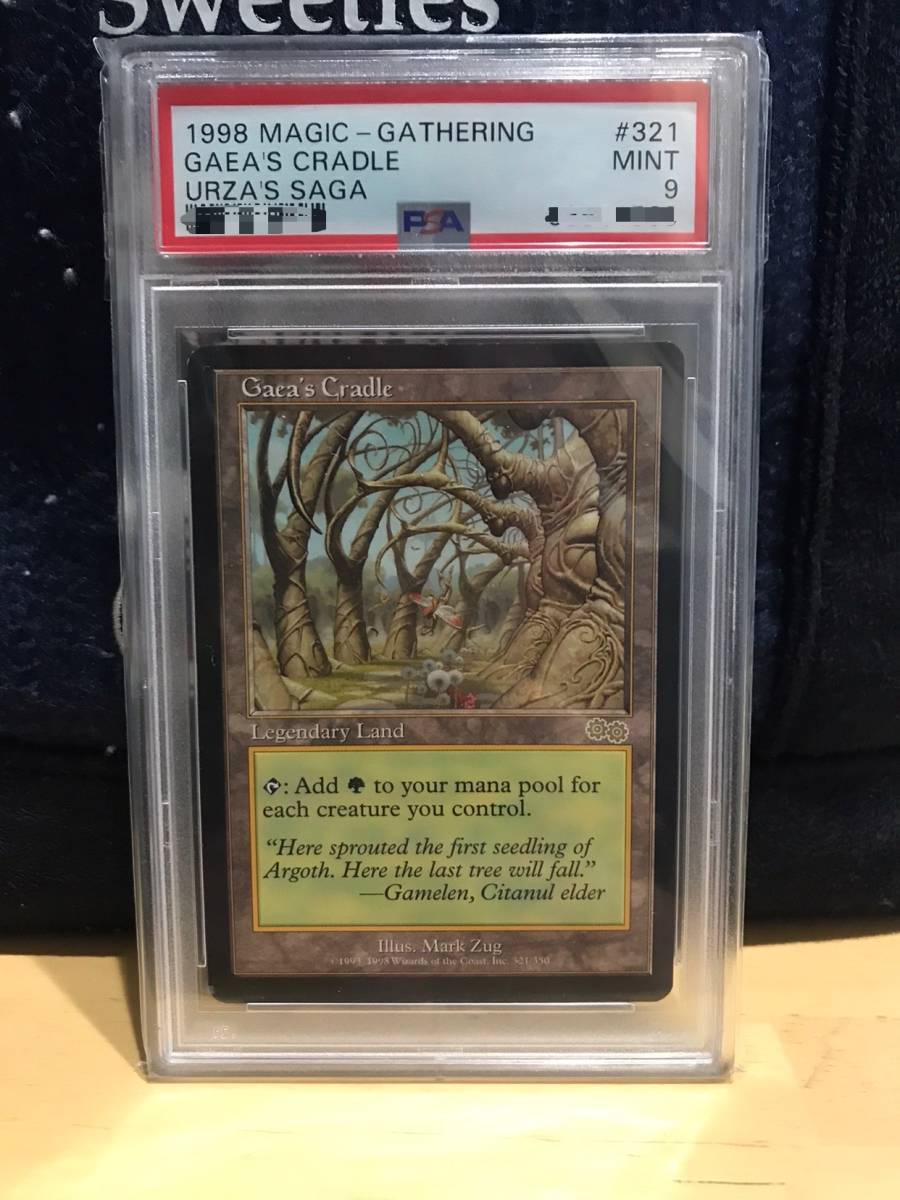 PSA 鑑定品　ガイアの揺籃の地　英語版　PSA9_画像1