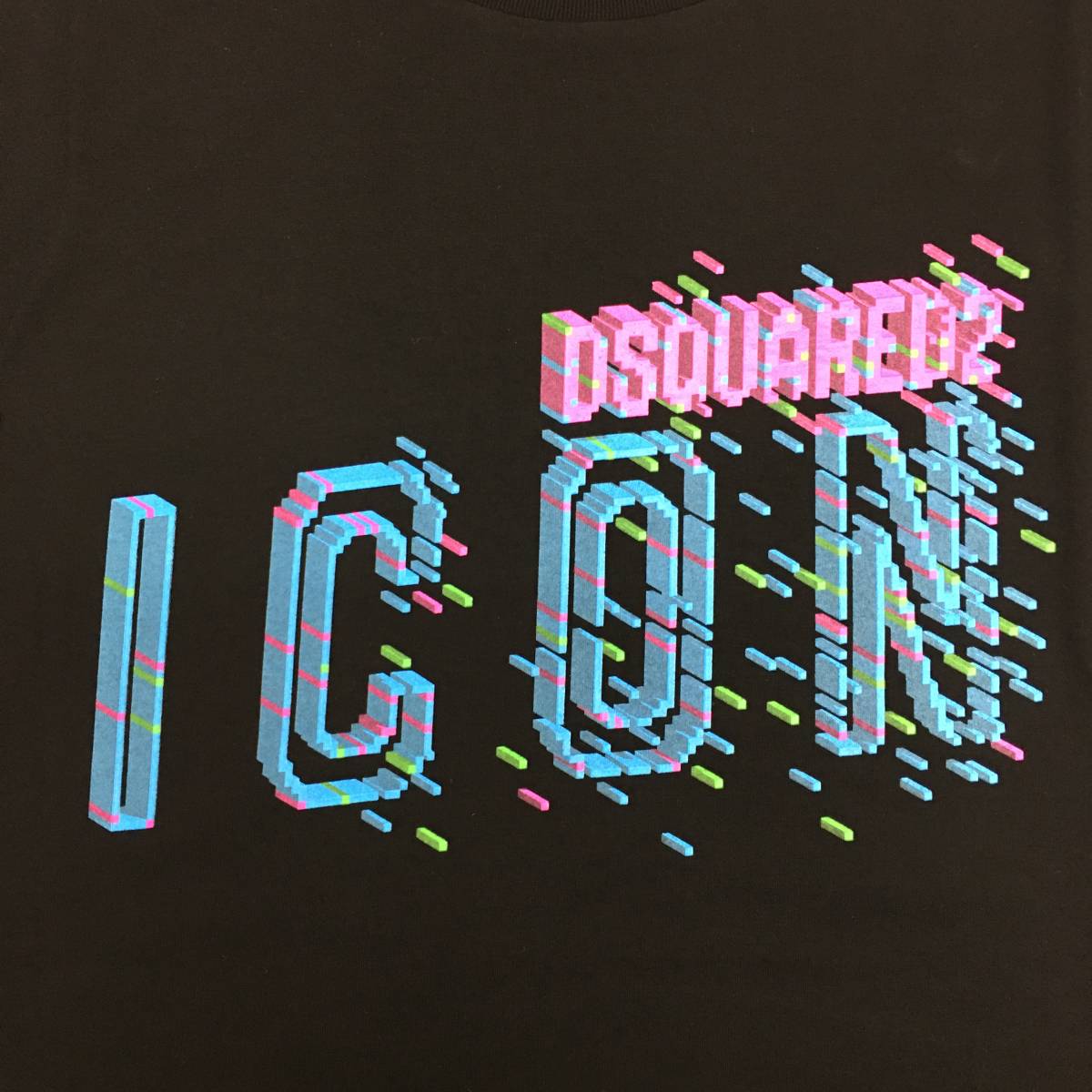 23'秋冬新作☆ＤＳＱＵＥＡＲＥＤ2☆ディースクエアード☆ICON☆Tシャツ☆プリント柄☆正規品☆XLサイズ☆黒☆S79GC0078S23009_画像5