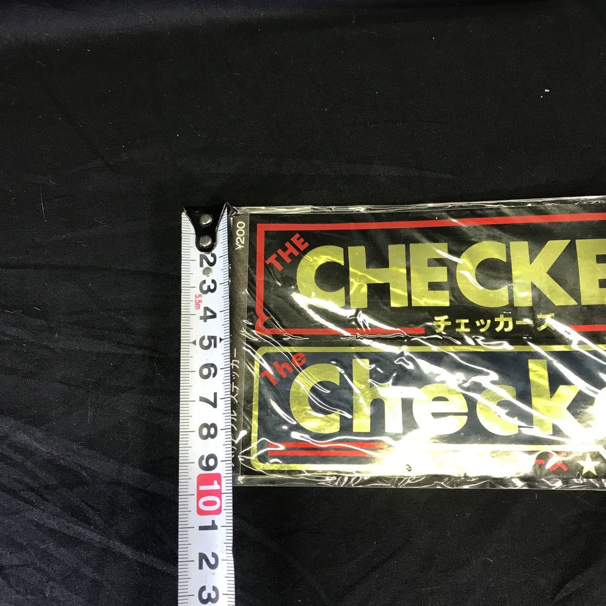 T2105 当時物 チェッカーズ ステッカー 2枚セット アイドル 未使用 未開封 レア 80' 1980年代 CHECKERS Checkers 希少の画像3