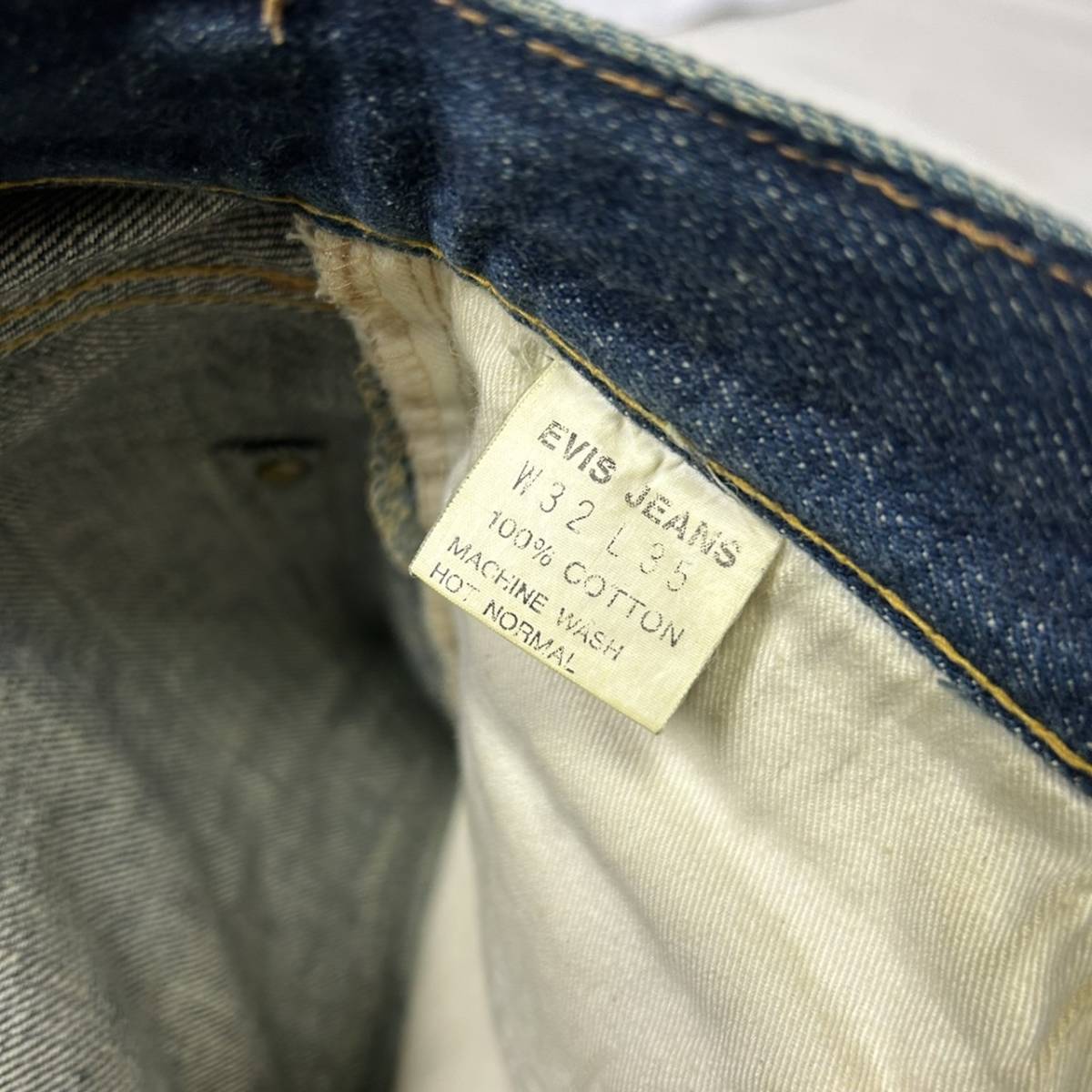 貴重 初期 牛パッチ 正規品 EVISU JEANS エヴィス エビス 貴重 初期 牛パッチ 正規品 EVISU JEANS エヴィス エビス