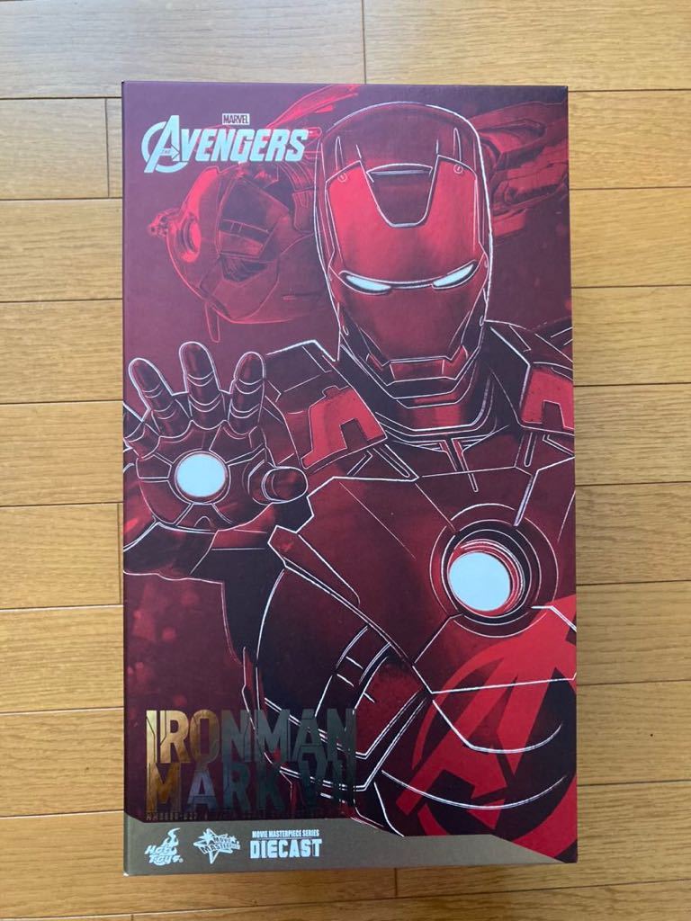 開封品 ムービー・マスターピース DIECAST アベンジャーズ アイアンマン・マーク7 （1/6スケール フィギュア）HOTTOYS ホットトイズ_画像1