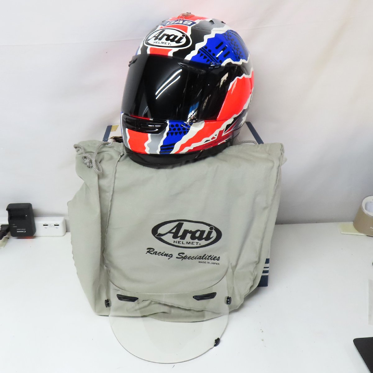 【激レア】【希少】【5連覇記念限定カラー】Arai アライ SIGNET-RR シグネットRR ドゥーハン フルフェイスヘルメット Sサイズ バイク 二輪_画像1