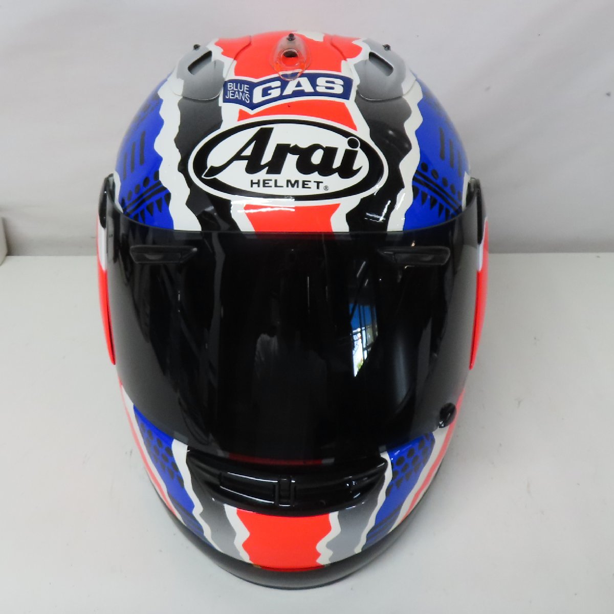 【激レア】【希少】【5連覇記念限定カラー】Arai アライ SIGNET-RR シグネットRR ドゥーハン フルフェイスヘルメット Sサイズ バイク 二輪_画像6