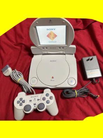 PSone SCPH-100 本体一式＋LCD液晶モニター SCPH-130 COMBO SONY ソニー PlayStation one プレイステーション　コントローラー n_画像1