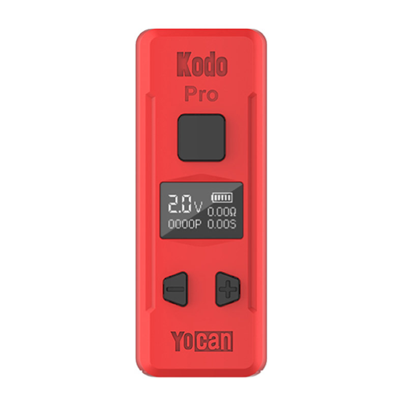 新品 Yocan Kodo Pro 赤 510規格 液晶付き コンパクトバッテリー Vape mini Mod ヴェポライザー 電子タバコ ベイプの画像2