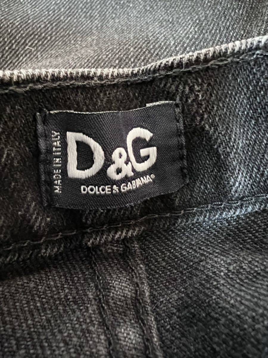 DOLCE&GABBANA Dolce&Gabbana черный Denim брюки 