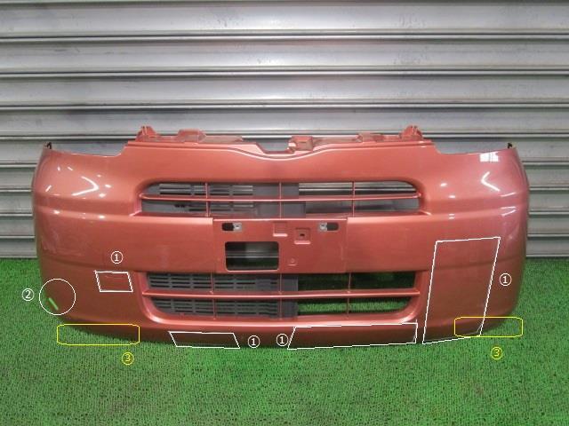 Yahoo!オークション - タント DBA-L375S フロントバンパー 52101-...
