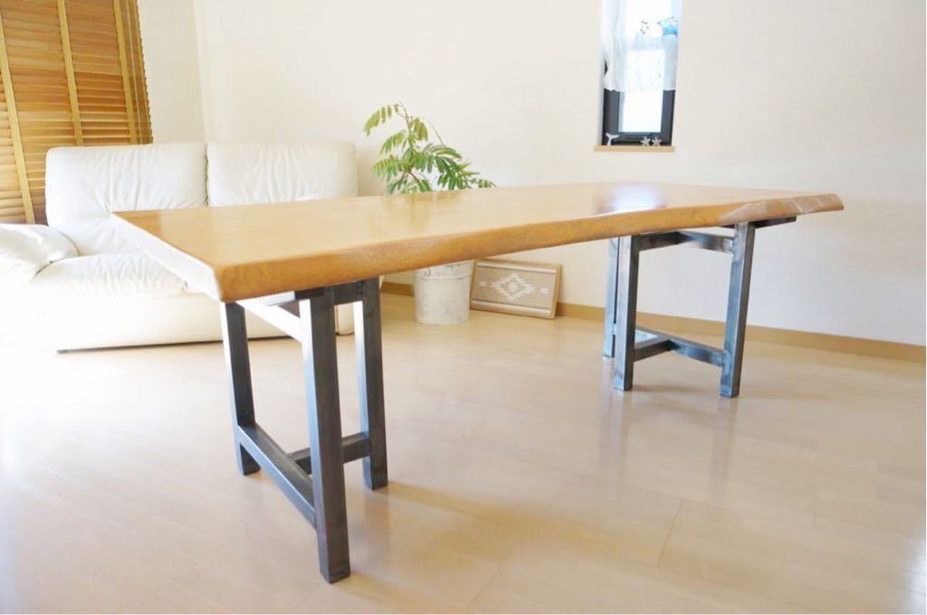 ビンテージ無垢アイアンレッグ ダイニングテーブル&座卓テーブル用脚 寸法変更可能アイアンレッグ アイアン脚  家具の画像1