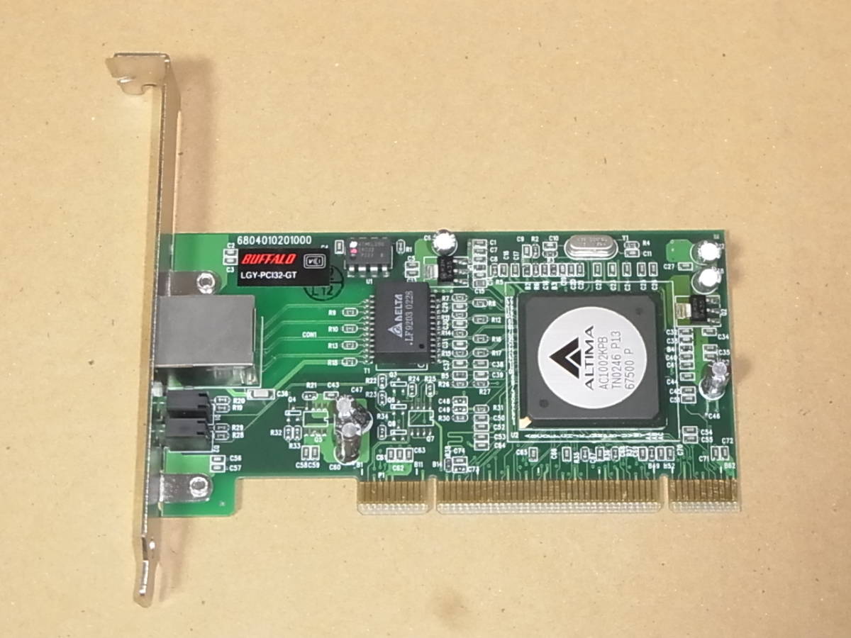 ■バッファロー LGY-PCI32-GT Gigabit NIC PCIバス用LANボード (HB269)_画像2