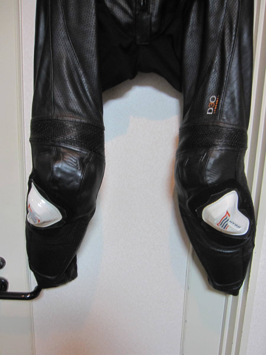 HYOD D3O ST-X MESH LEATHER PANTS(BOOTS-IN) ヒョウドウ D3O パンチングレザーパンツ スライダーあり L２Wサイズ 大きいサイズ希少_画像3