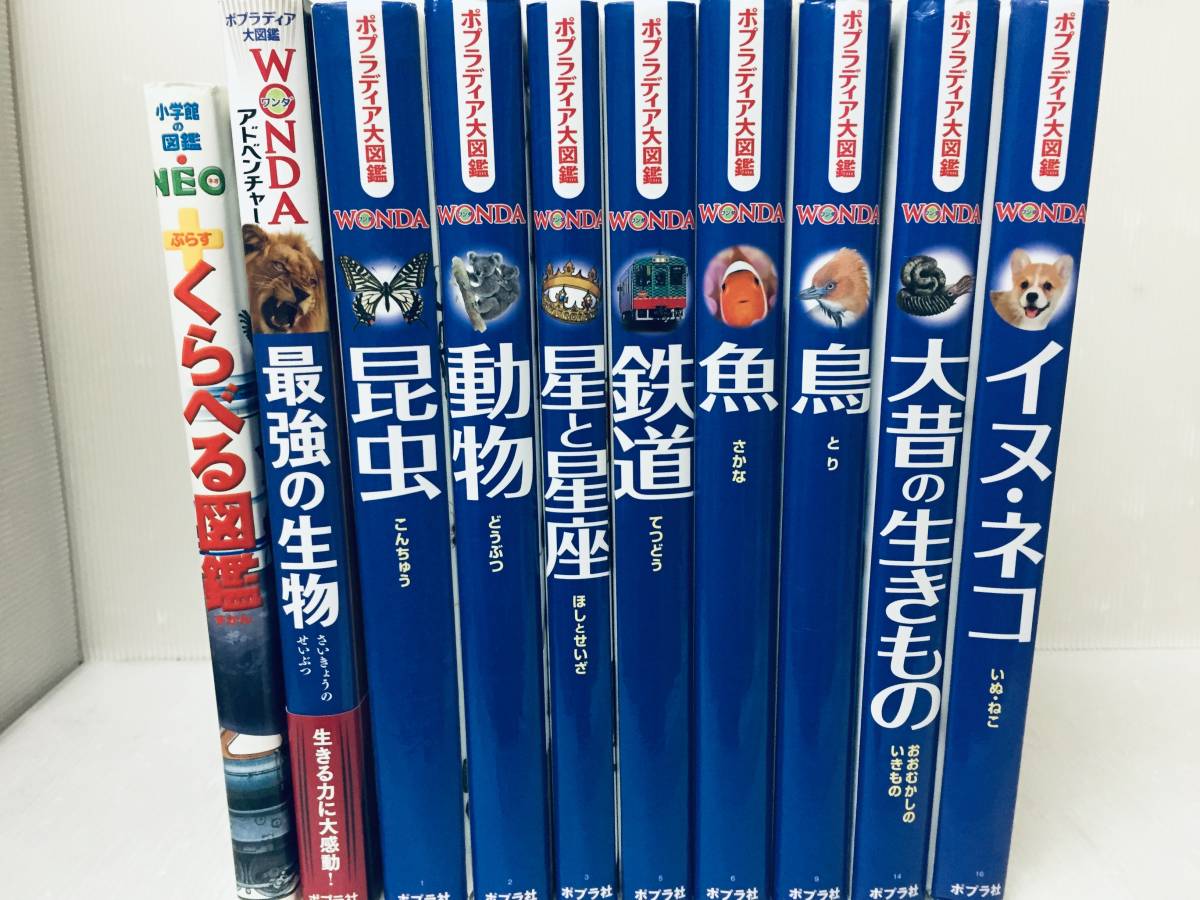 タイムセール!】 小学館の図鑑NEO くらべる図鑑+ポプラディア大図鑑